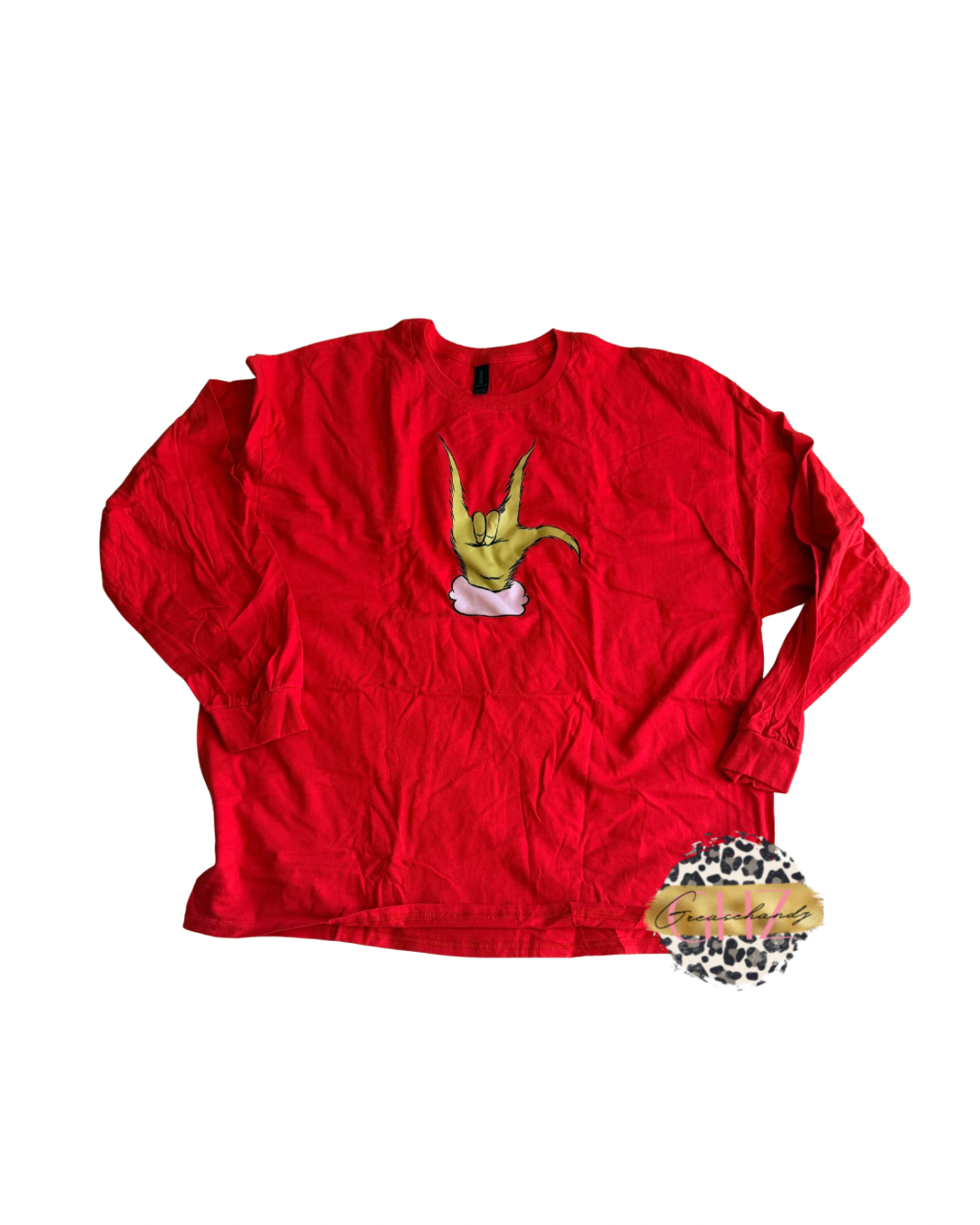 #35 grinch ily asl longsleeve (3XL)