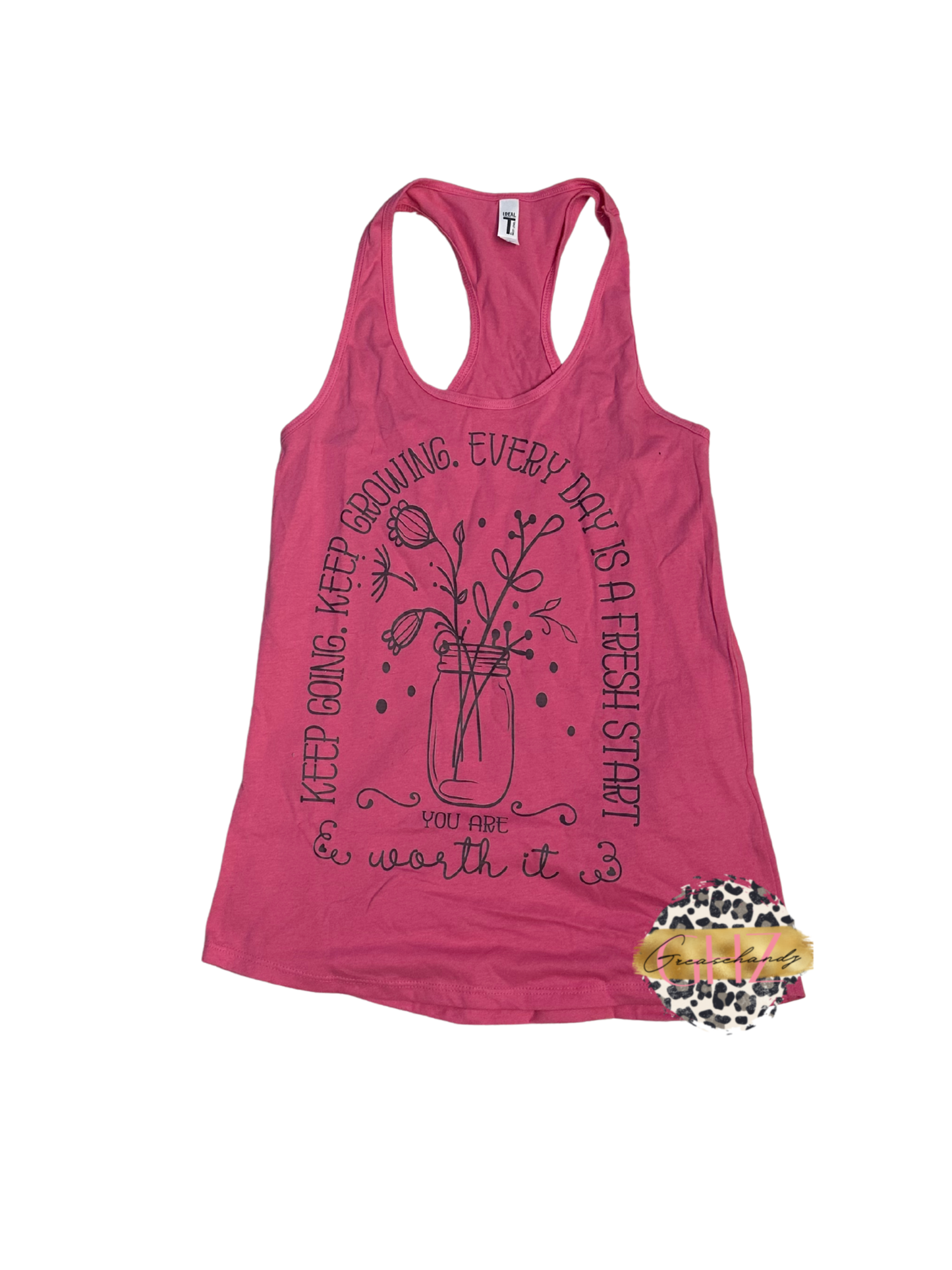 #106 keep growing tank top M