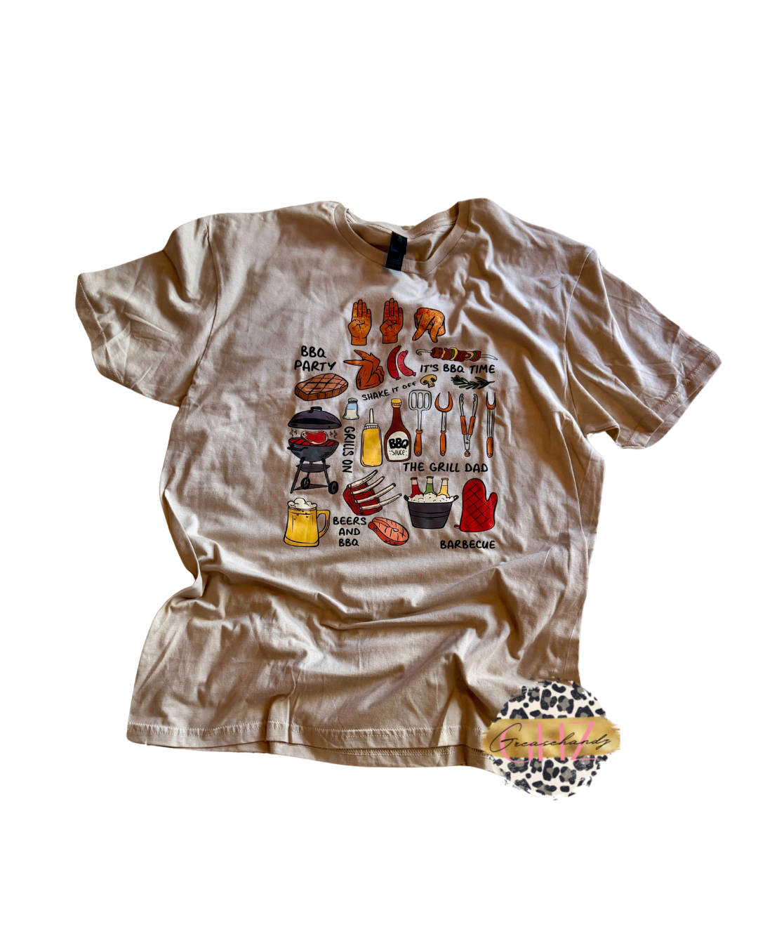 #11 its bbq time tshirt (L)