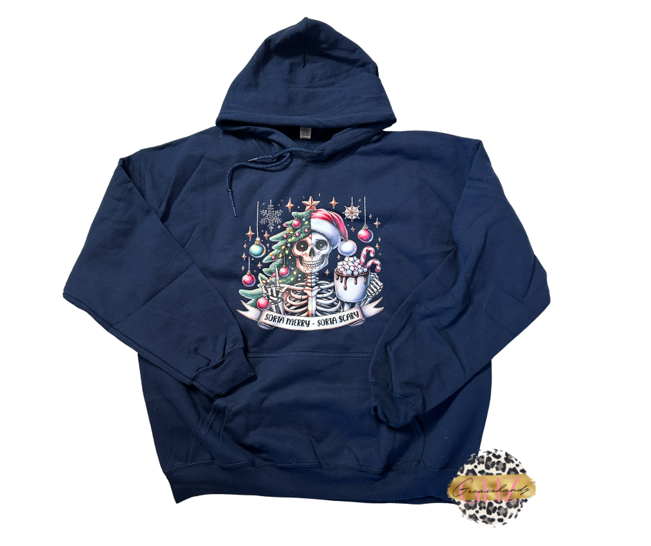 Sorta Merry Sorta Scary hoodie (M)