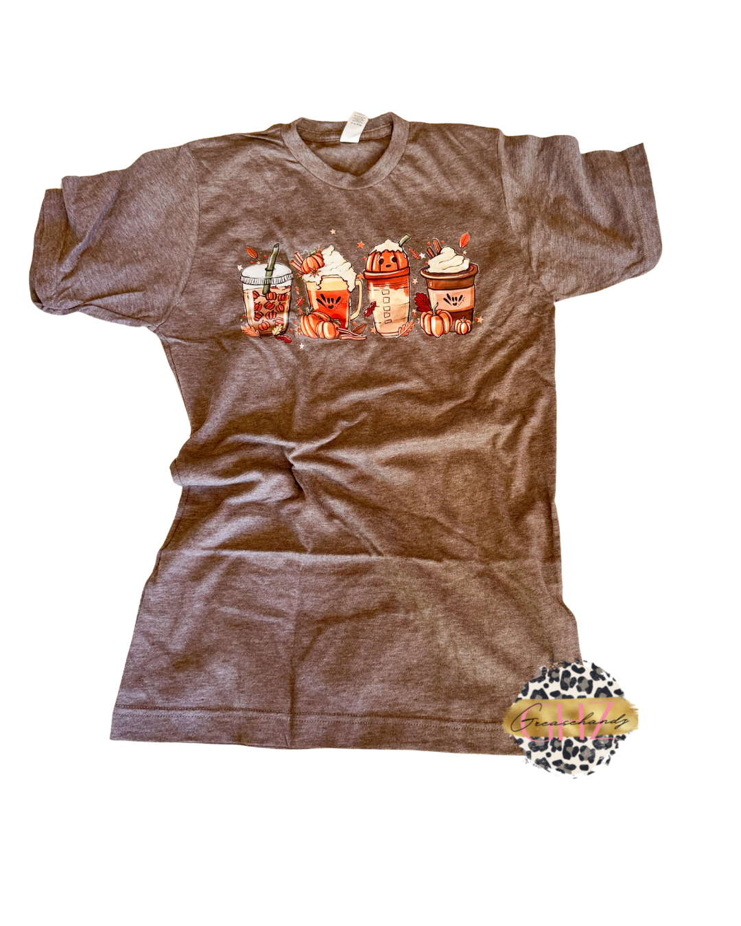 #12 pumpkin spice latte tshirt (s) x5