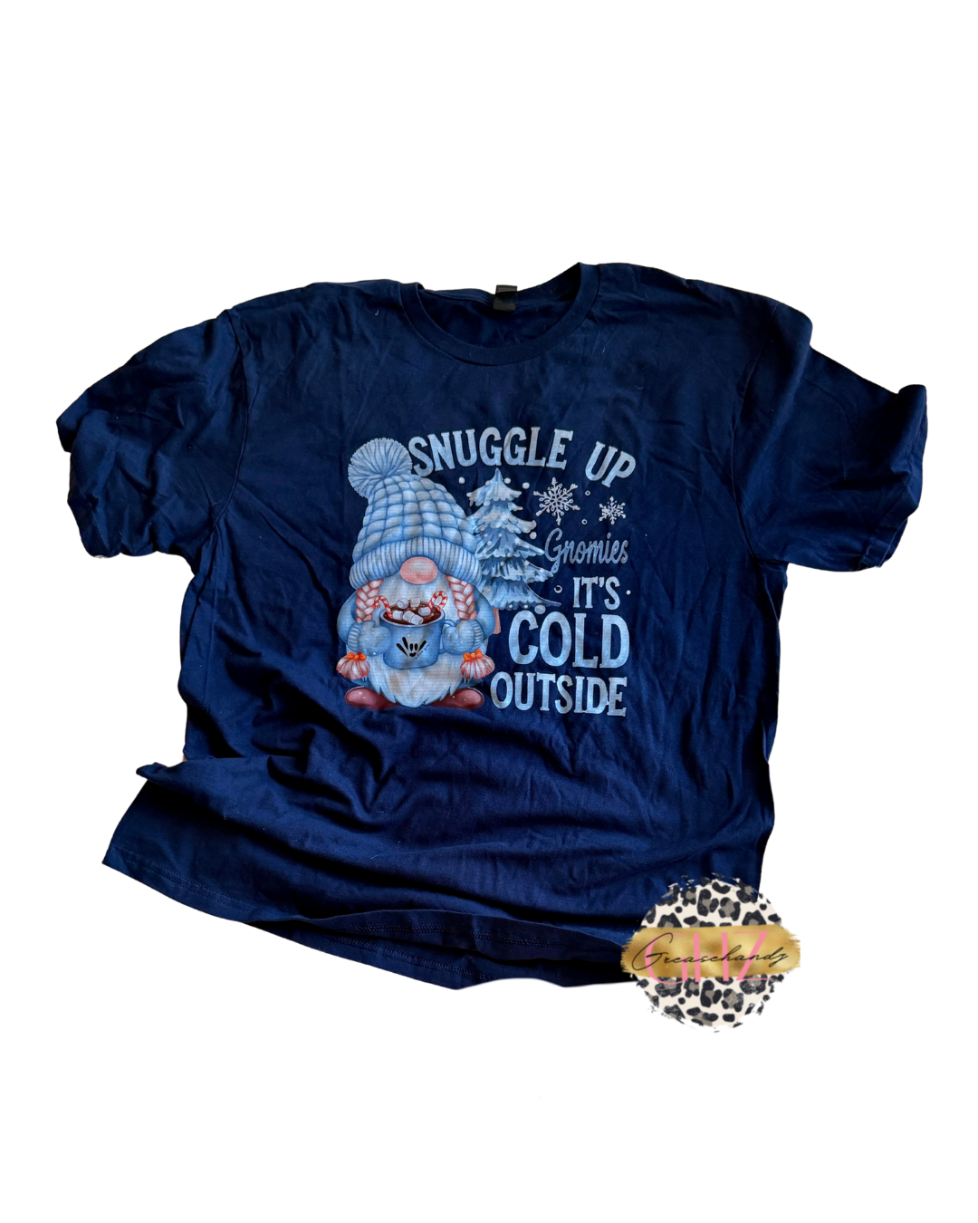 #14 snuggle up gnomies tshirt (L)