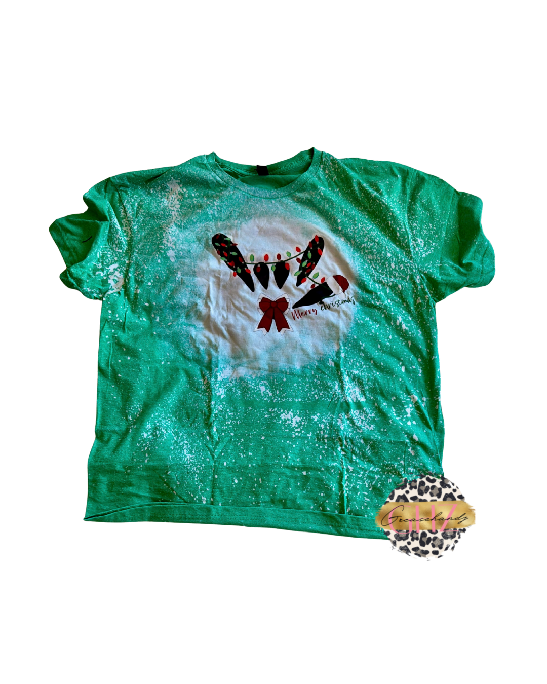#15 bleached xmas lights ily asl tshirt (XL)