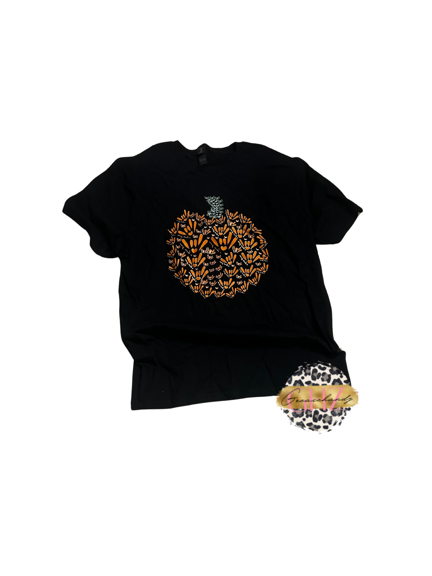#181 Pumpkin Ily ASL t-shirt (L)