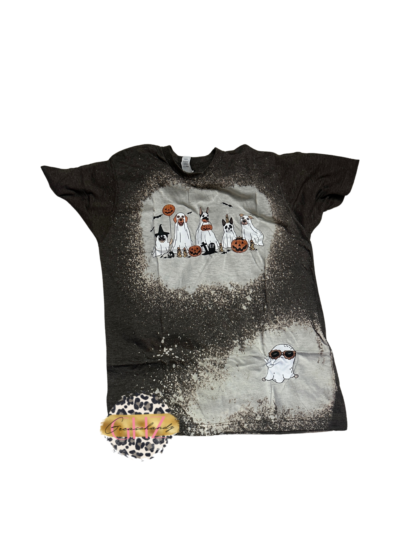 #184 BOO dog with Ghost (M)