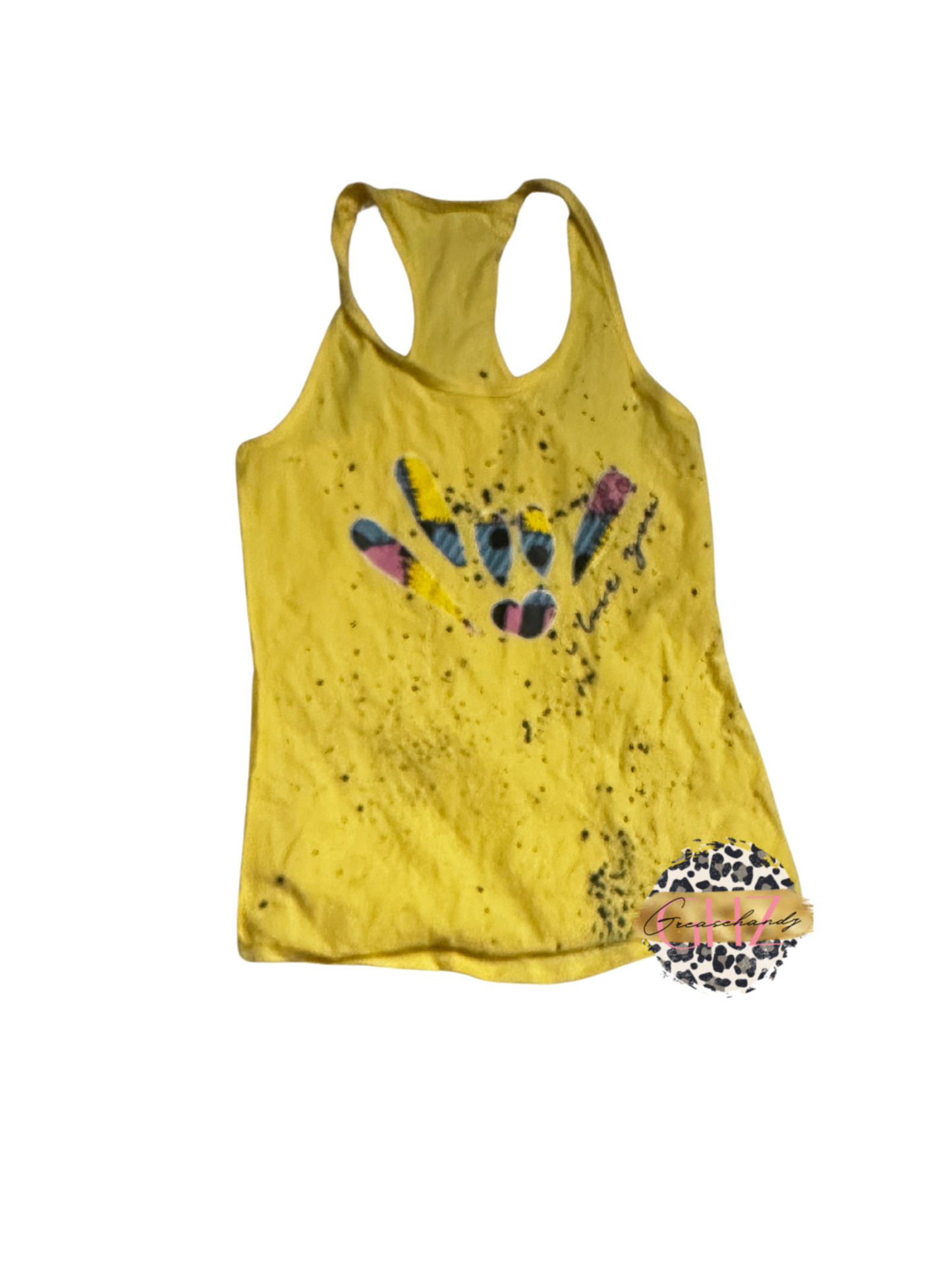 #197 Sally ILY tanktop (L)