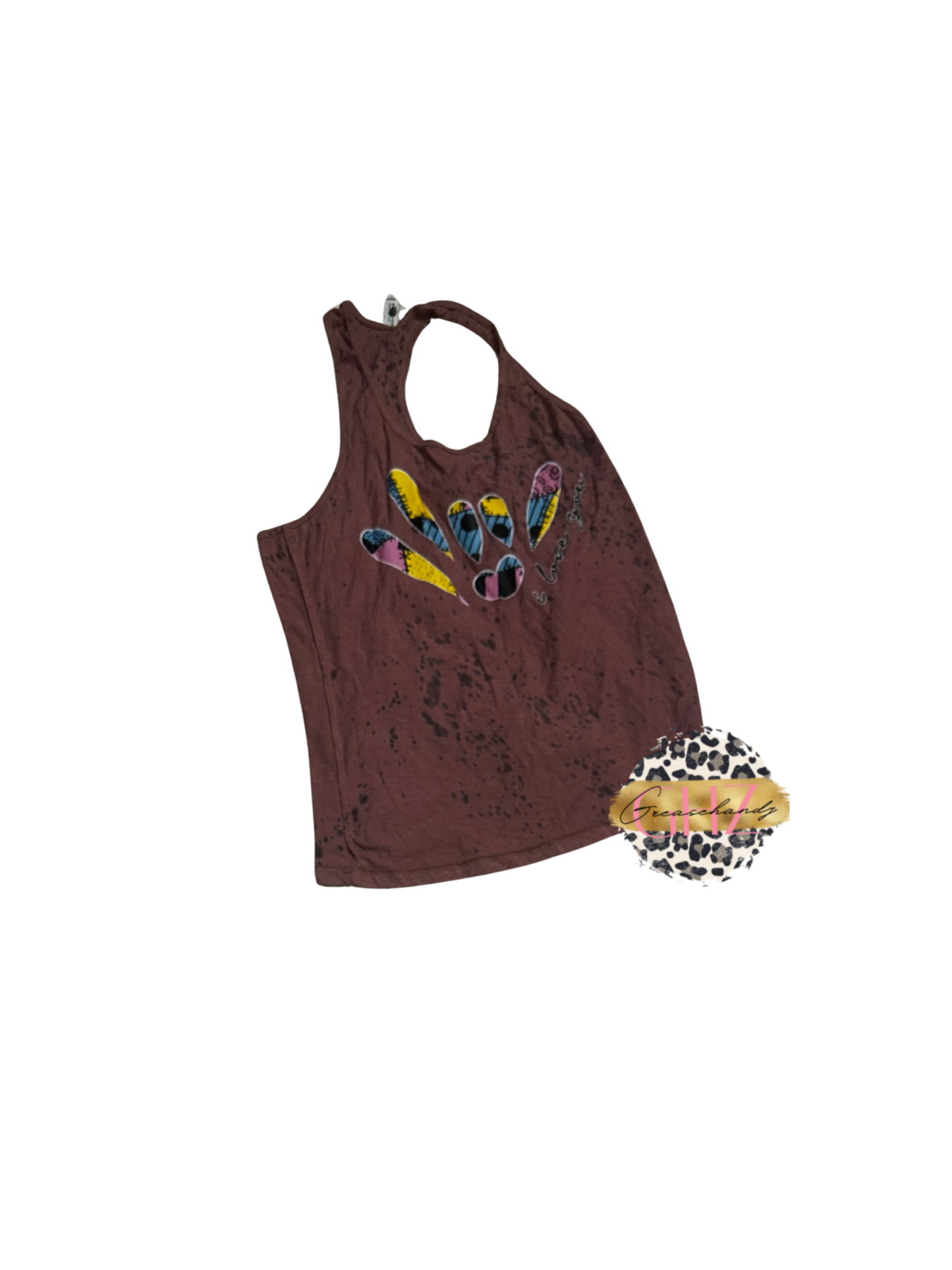 #199 Sally ILY tank top (L)