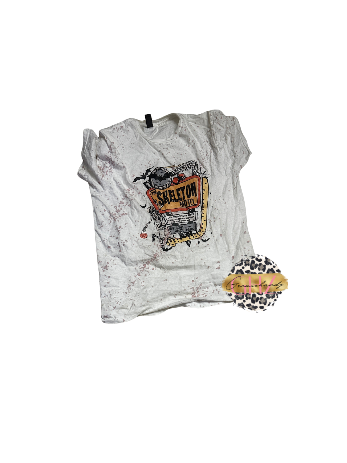 #200 The skeleton Motel t-shirt (M)