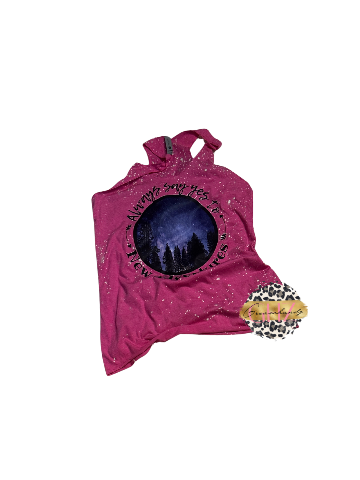 #224 Say yes to adventure tank top (L)