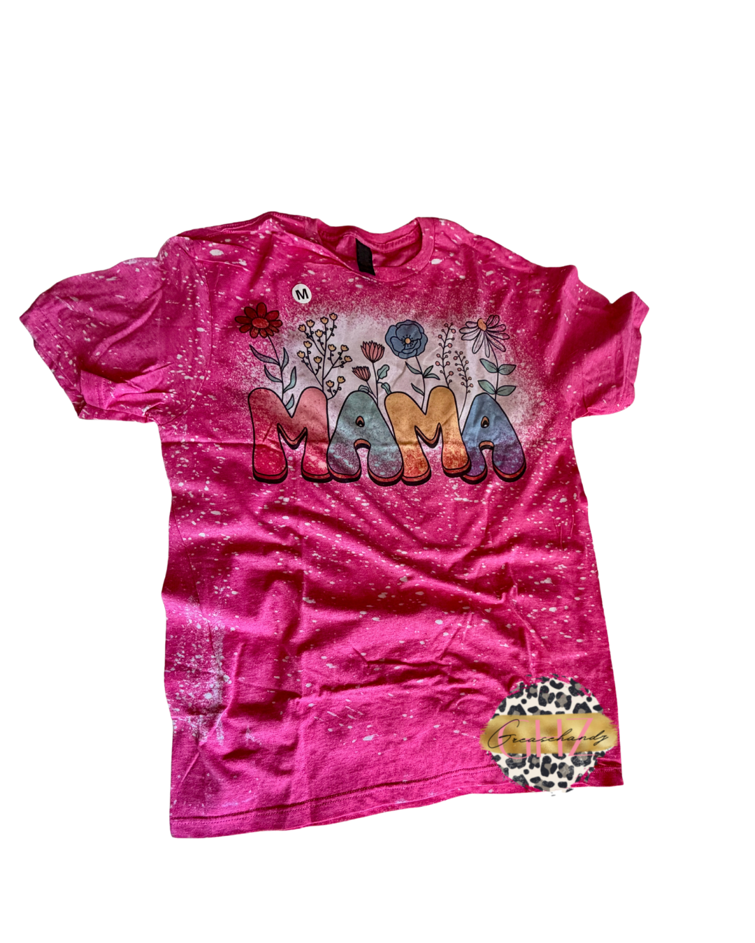 #23 Mama spring bleached tshirt (M)