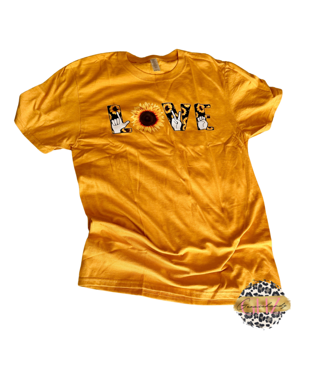 #23 sunflower love asl tshirt (s)