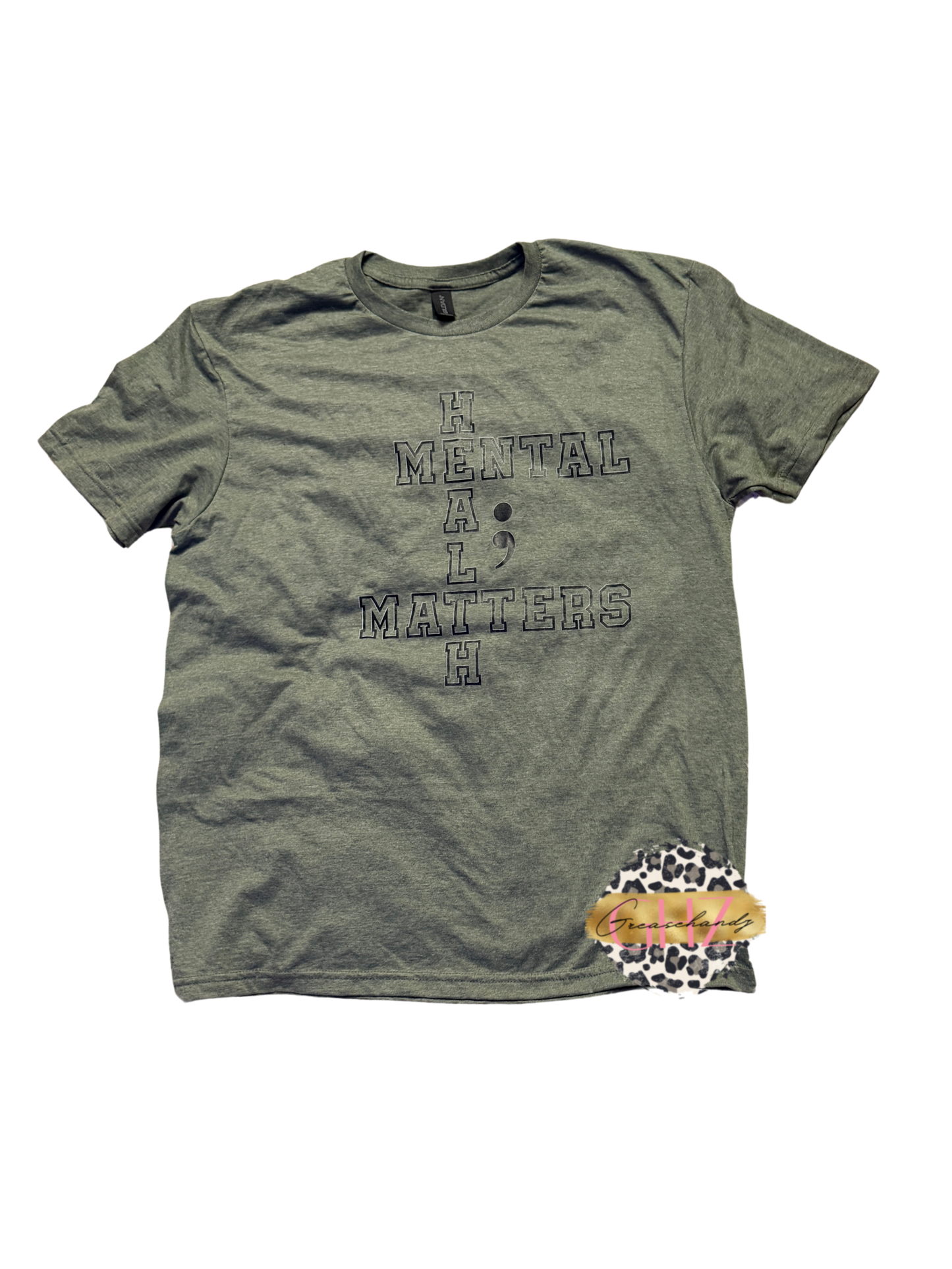 #240 Mental health matters tshirt L