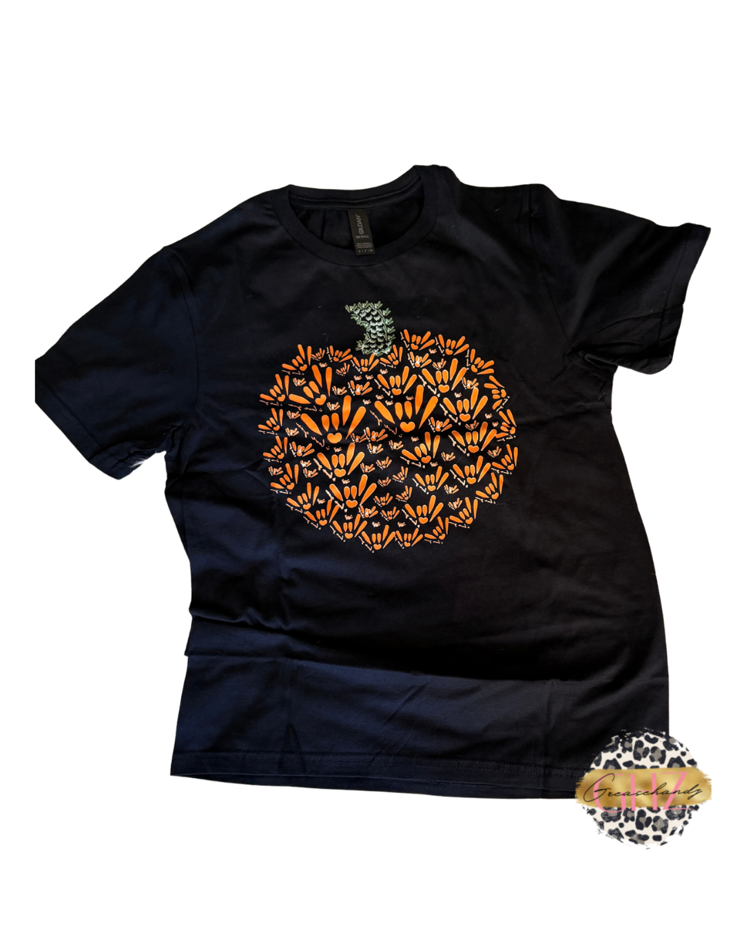 #29 Pumpkin ily asl tshirt (s)