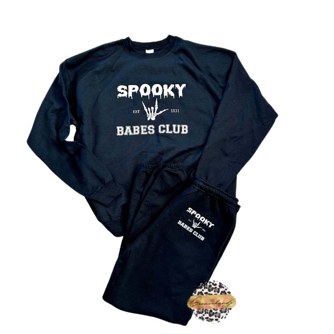 Spooky Babes club matching set