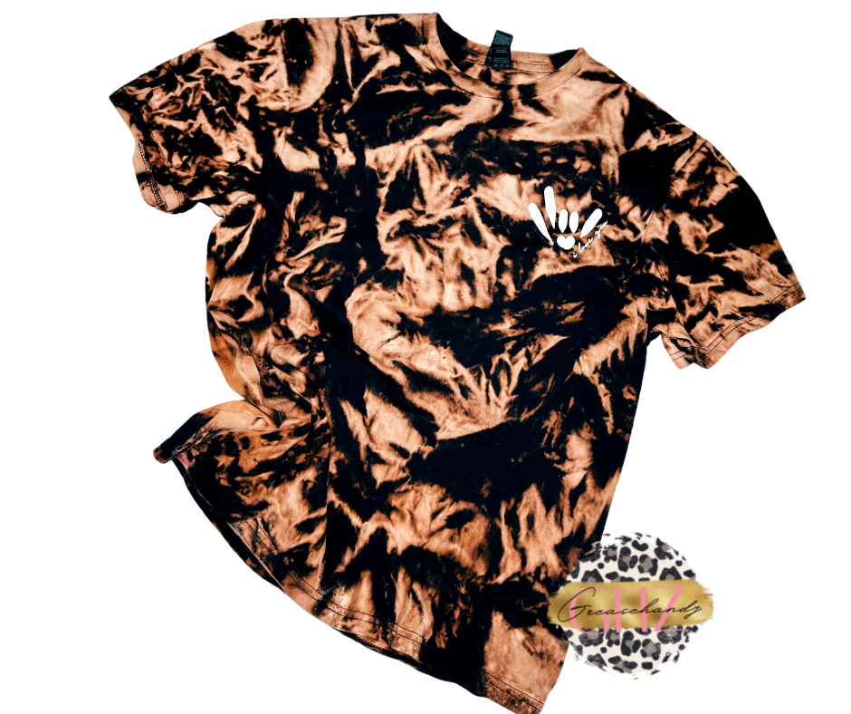 Acid wash T-shirt or Crop top