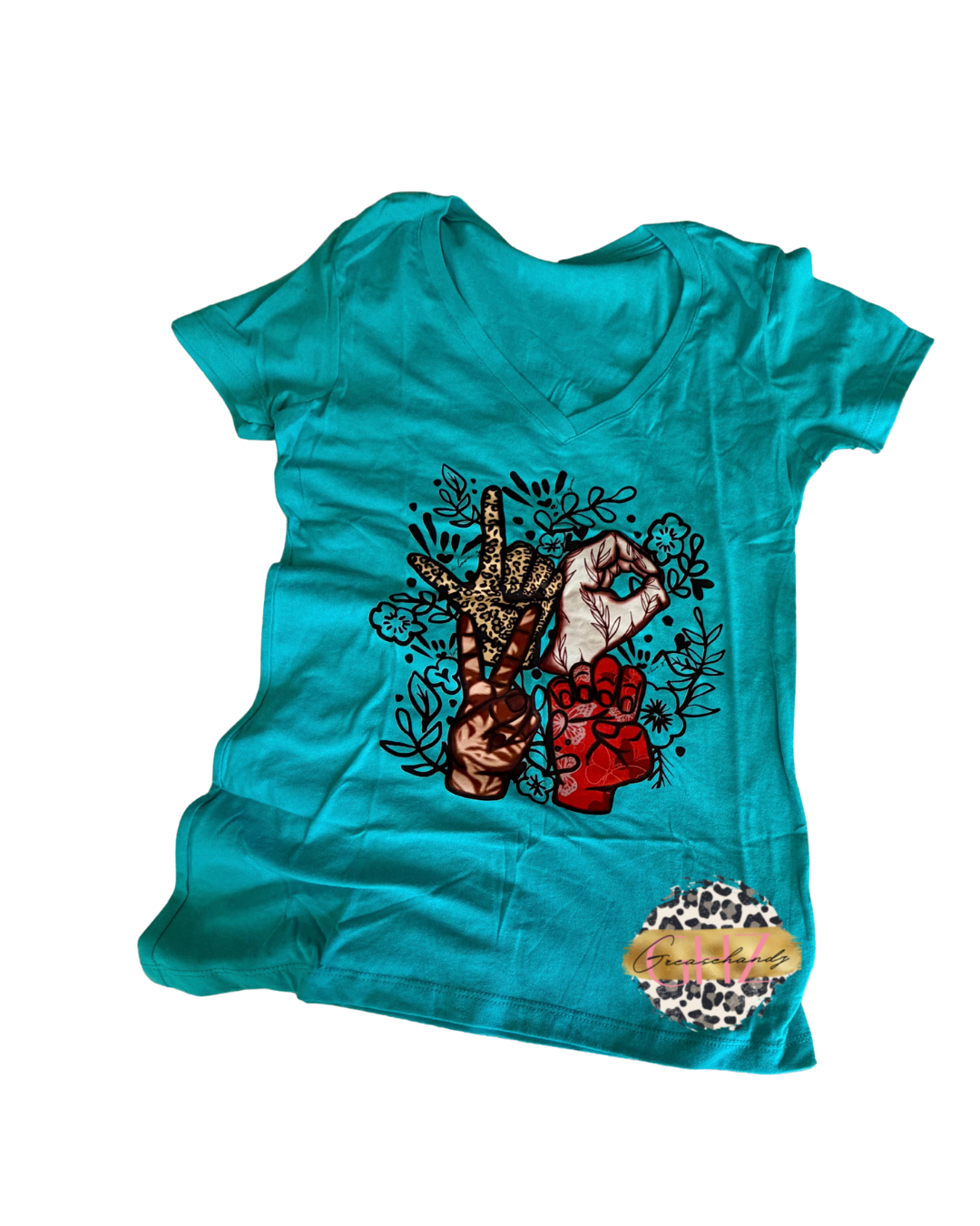 #32 Vneck Love Asl (m)