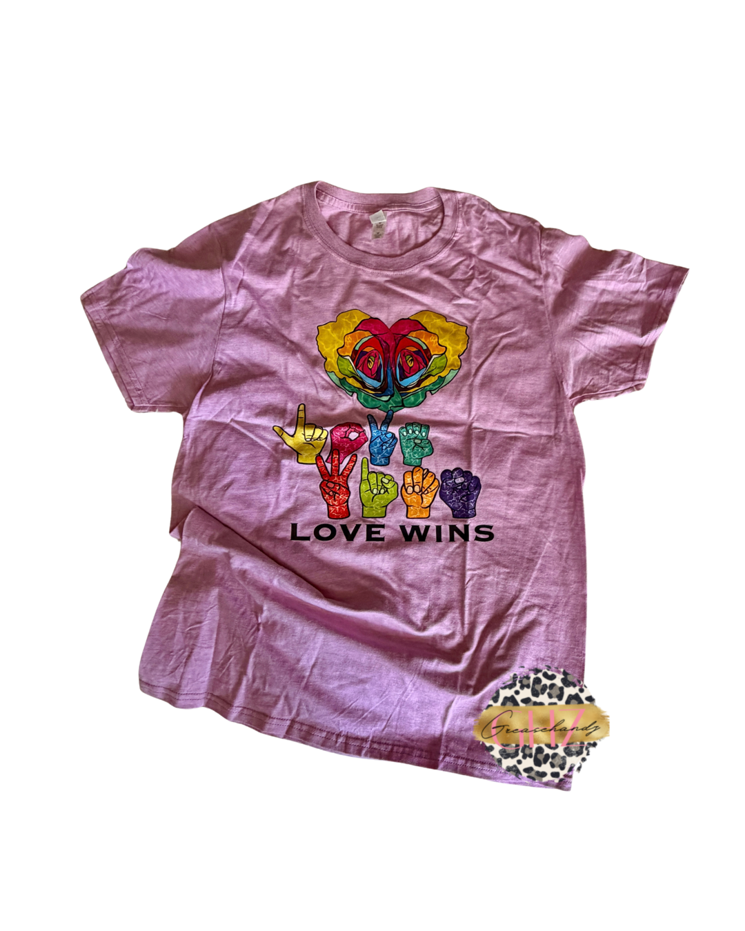 #39 Love wins asl tshirt (m)