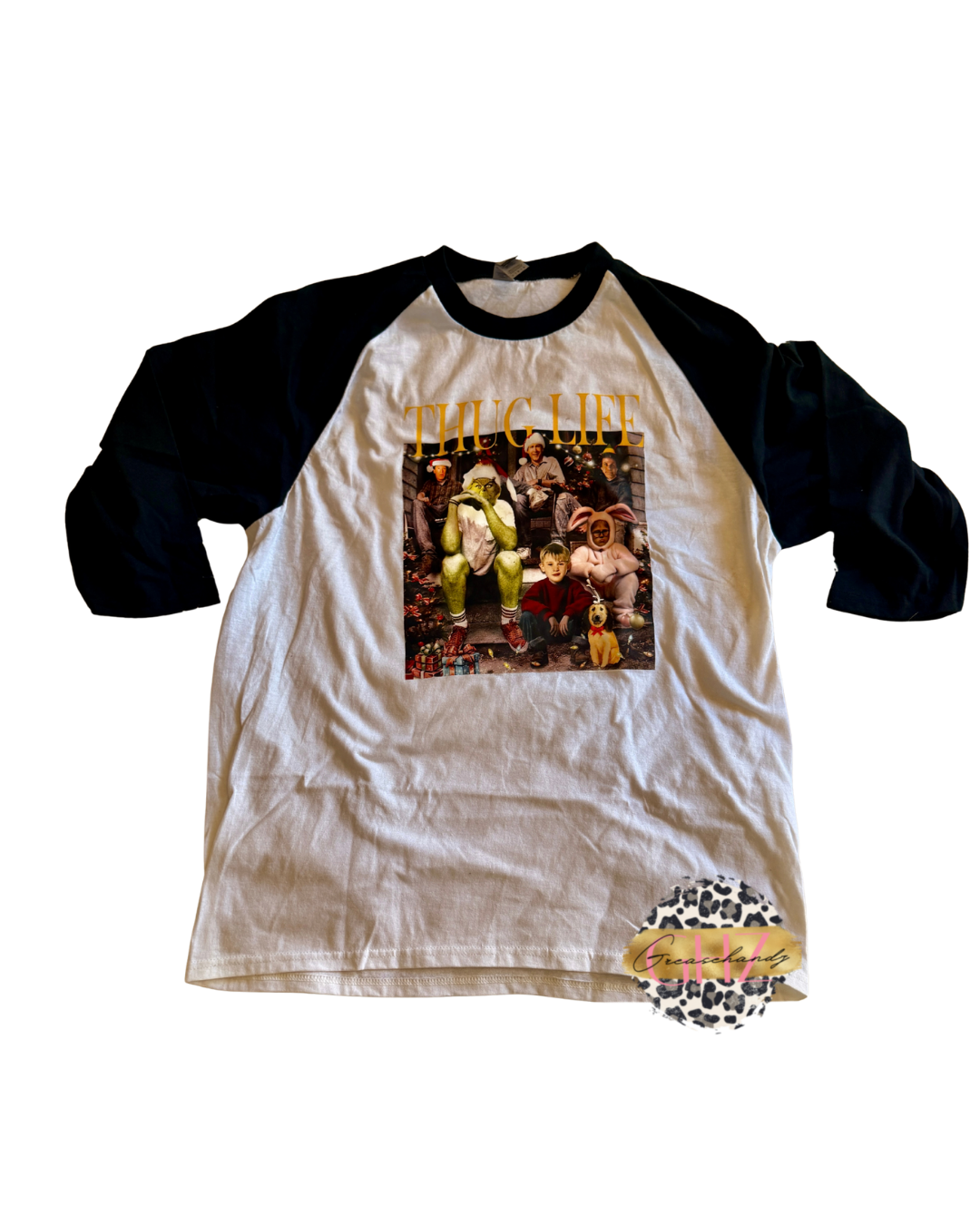 #46 thug life xmas movie longsleeve (L)