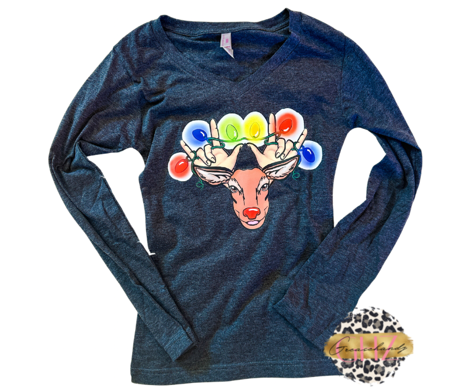 Reindeer ASL long sleeve
