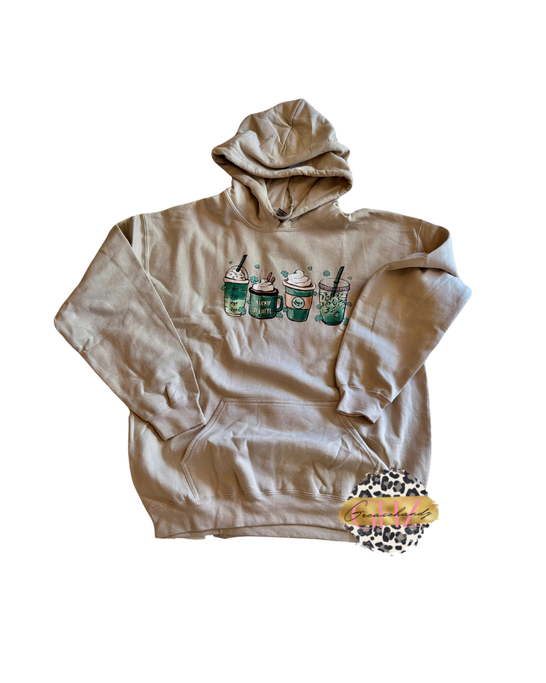 #53 st.patricks coffee hoodie (L)