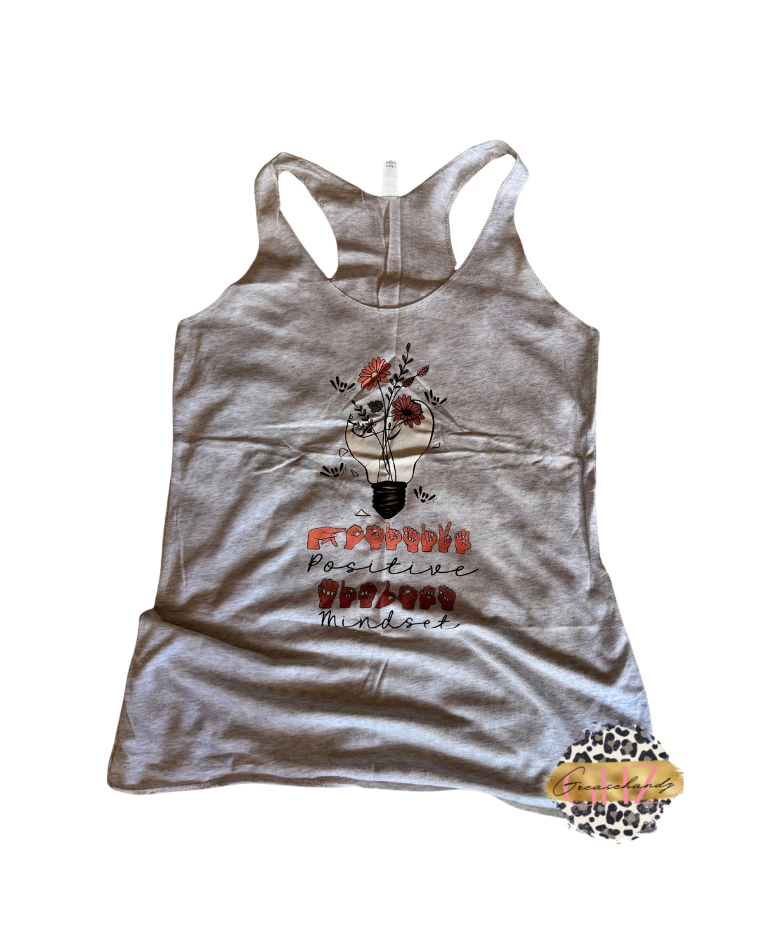 #55 positive vibes asl tanktop (M)