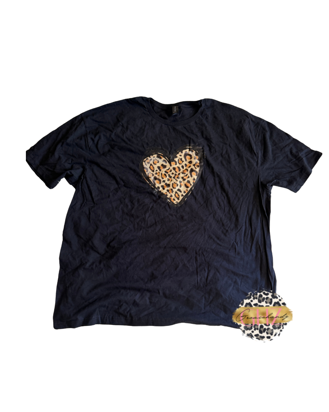 #12 Leopard heart tshirt (3XL)