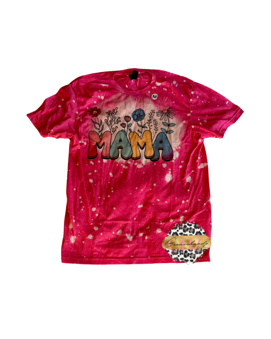 #65 mama spring bleached tshirt (M)