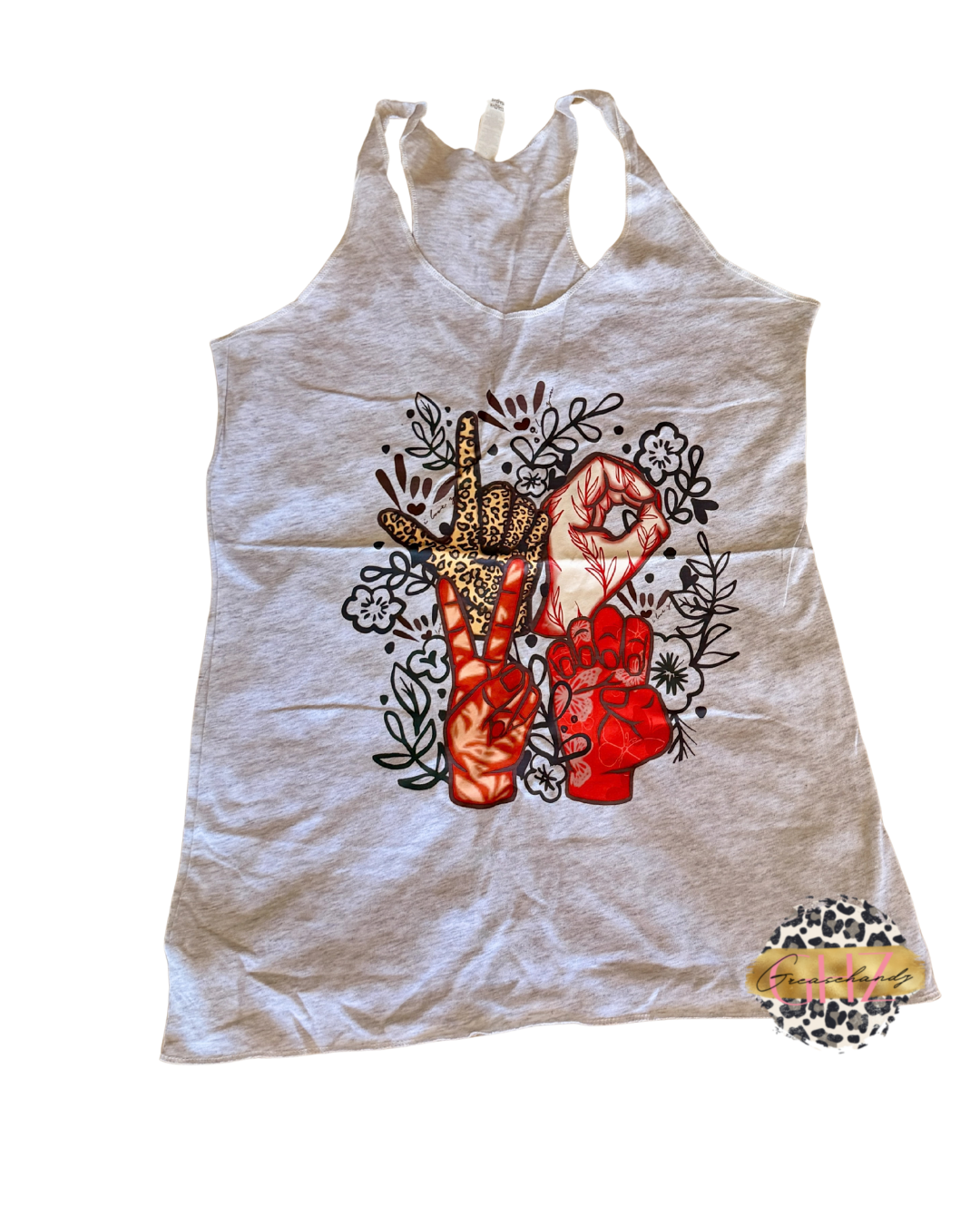 #68 Love ASL tanktop (S)