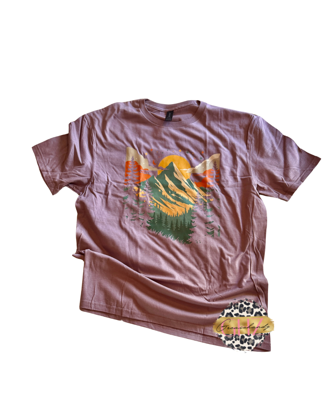 #7 sunset mountain tshirt (L)