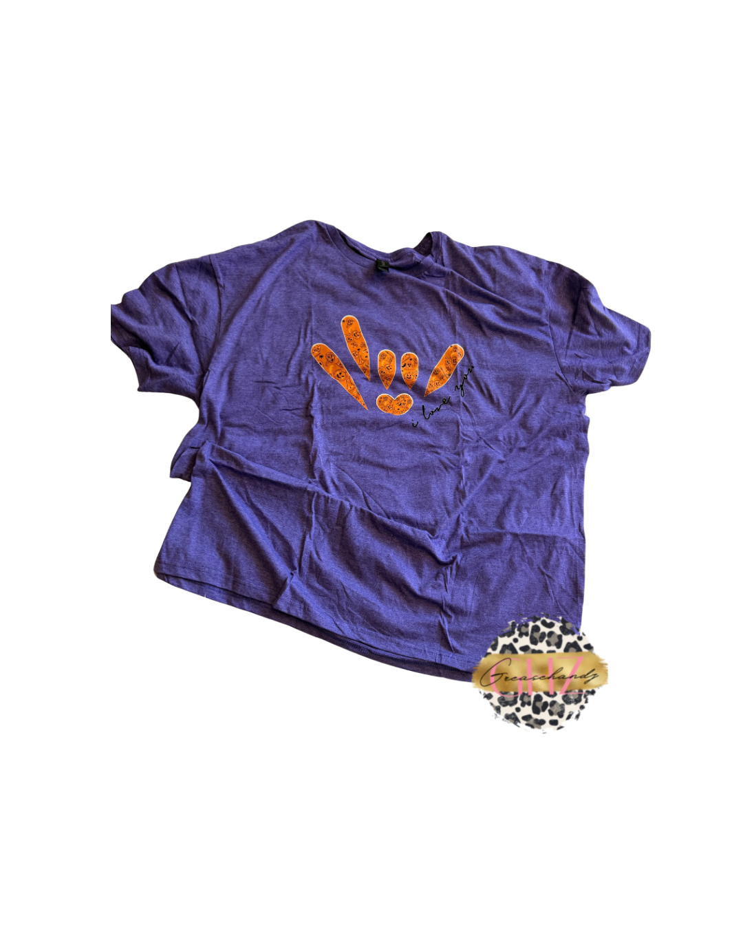 #14 halloween ily asl purple (2XL) x2