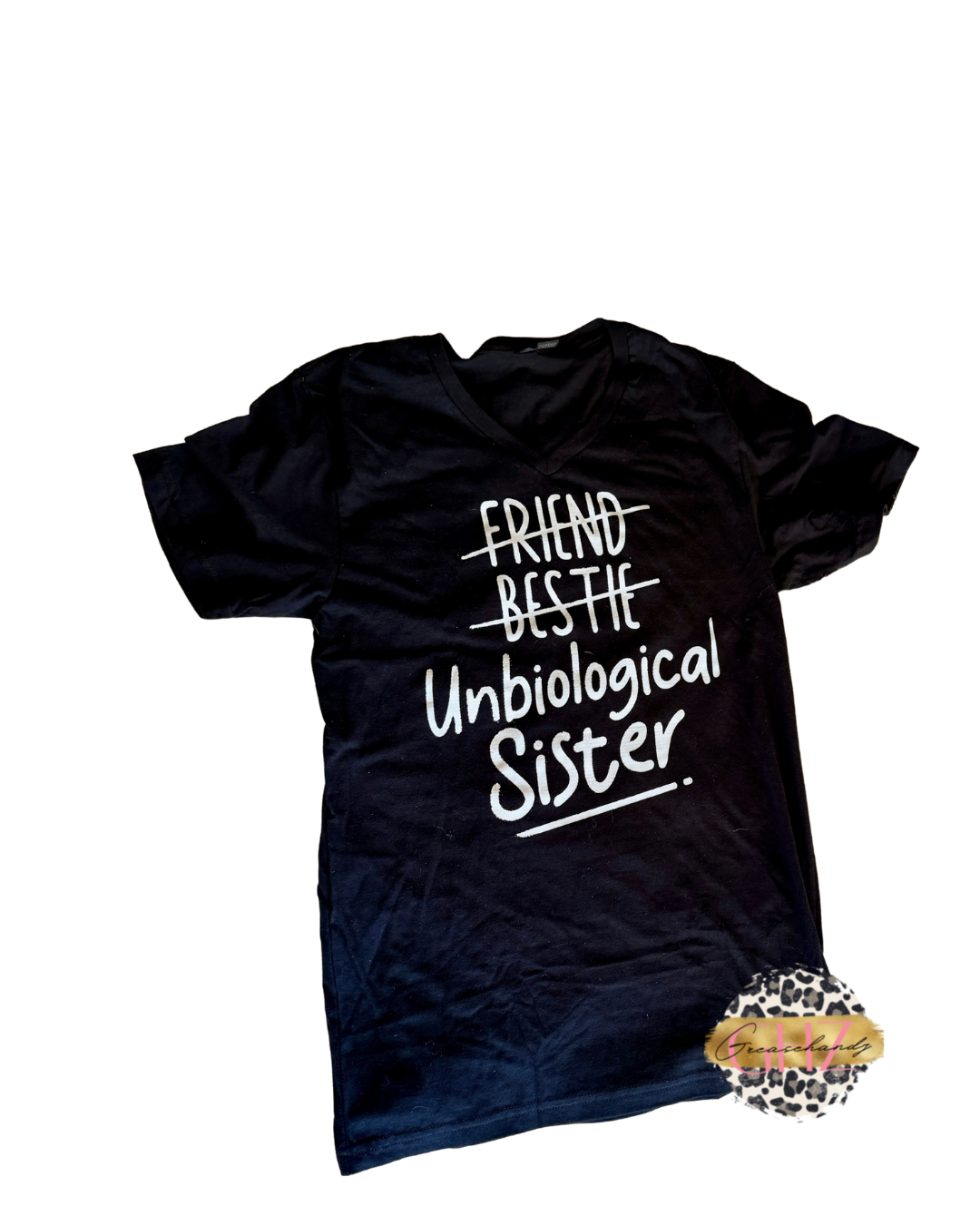 #8 unbiological sister vneck (s)