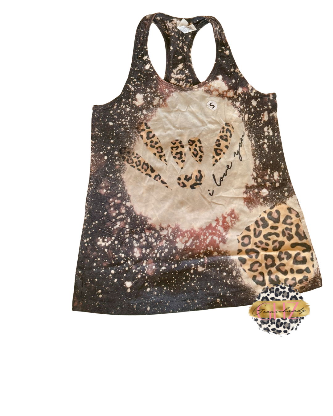 #97 Leopard ILY ASL tanktop (S)