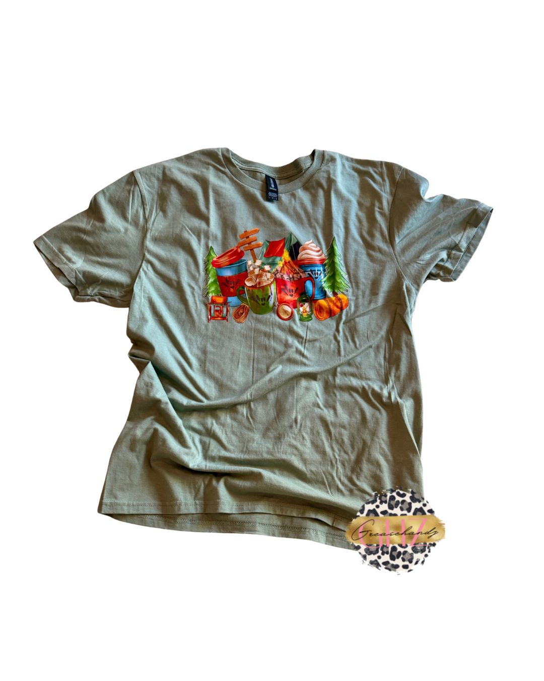 #9 hiking and coffee tshirt (L)