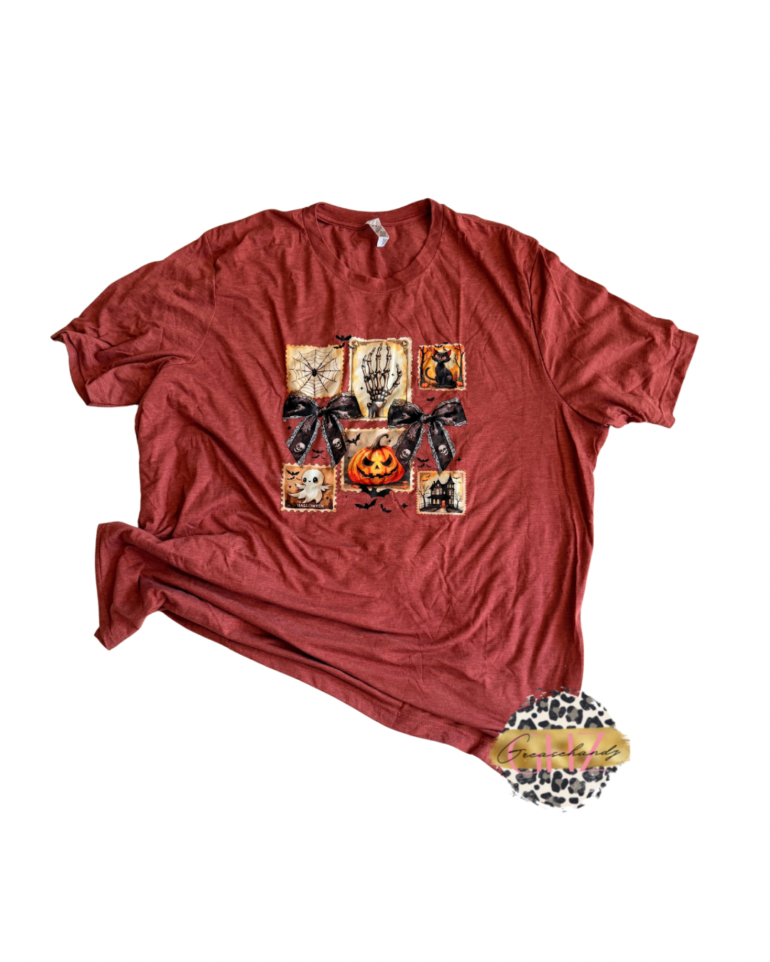 #11 halloween stamp tshirt (3XL)