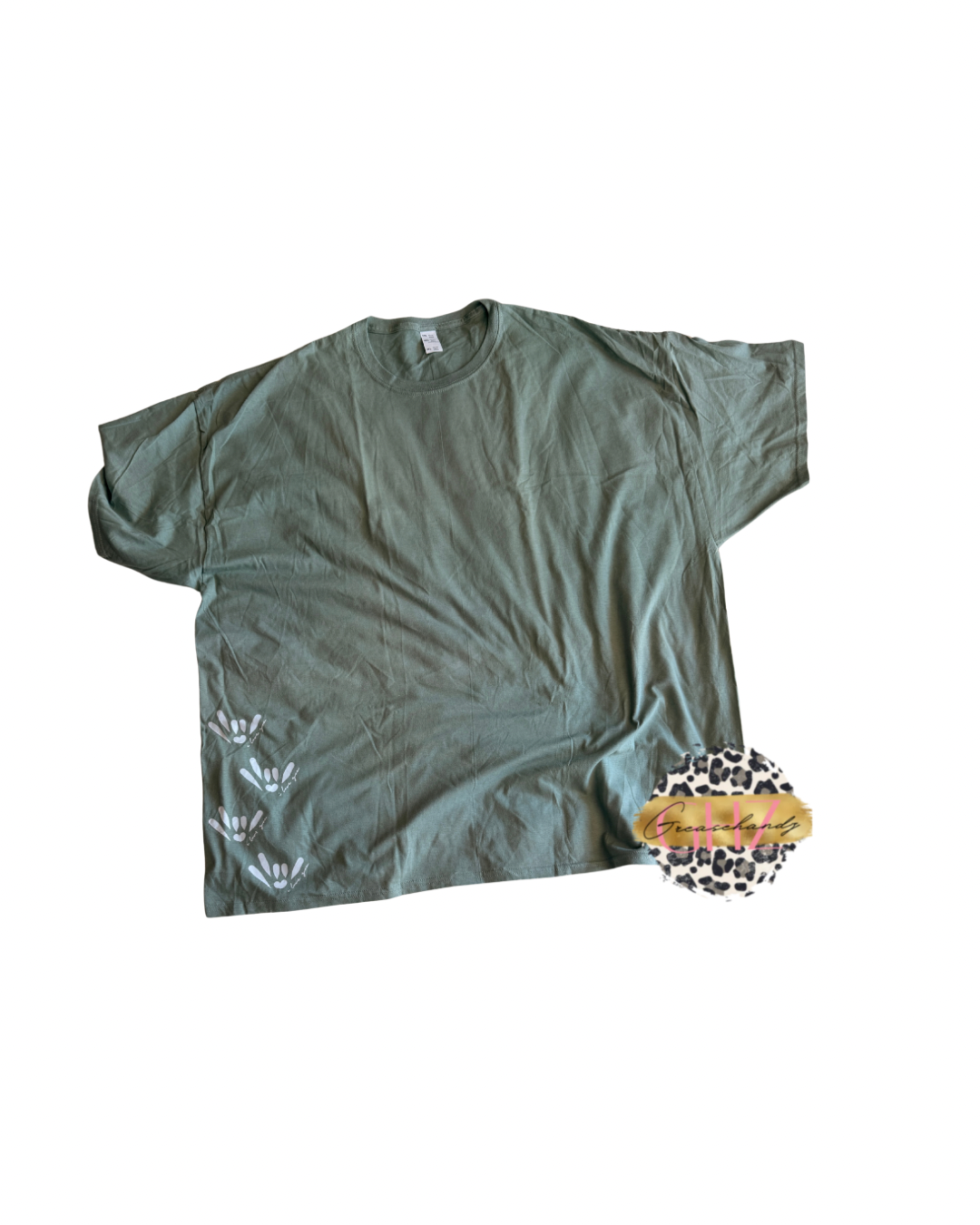 #8 learn sign language tshirt (4XL)