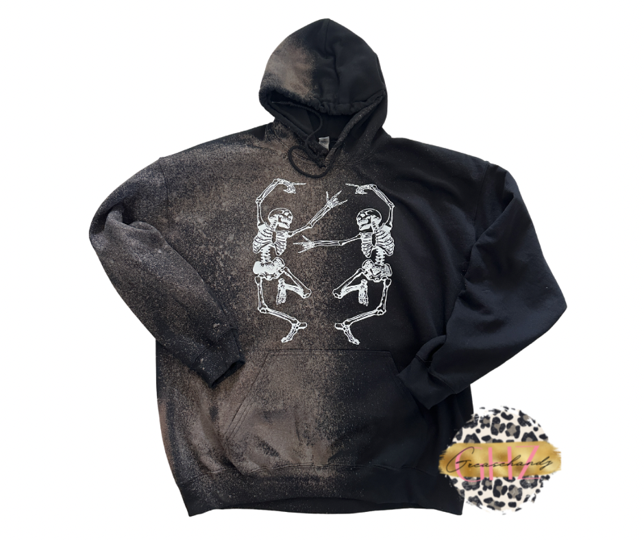 Dancing skelton hoodie