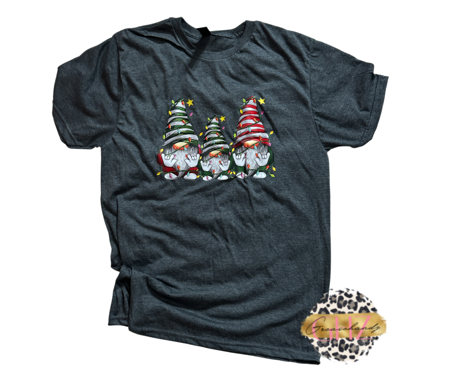 Christmas Gnomes Ily t-shirt