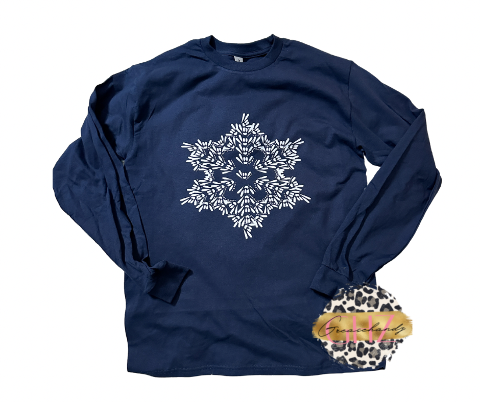 ILY ASL Snowflakes long sleeve