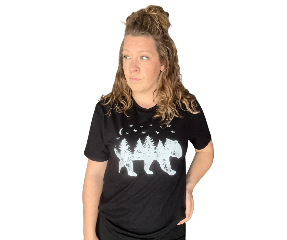 Bear Adventure Black Shirt