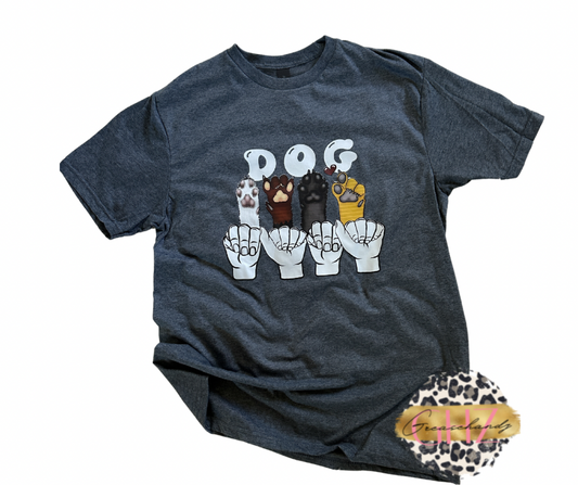 Dog Mama ASL Shirt
