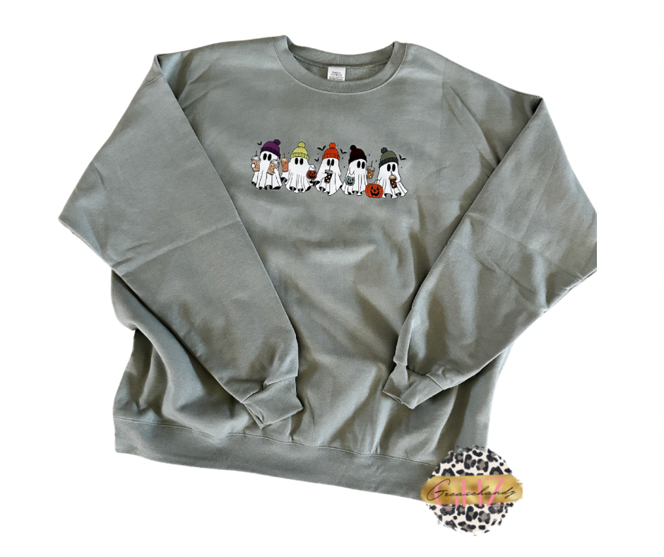 Ghost coffee buddies sweatshirt