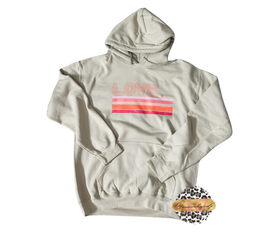 LOVE stipe Hoodie (M)