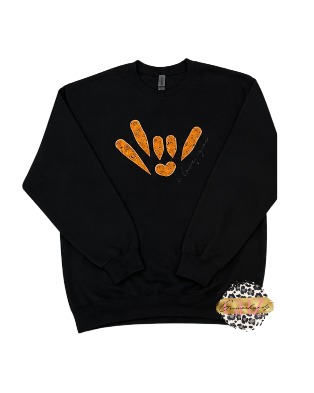 Halloween ILY ASL Sweatshirt