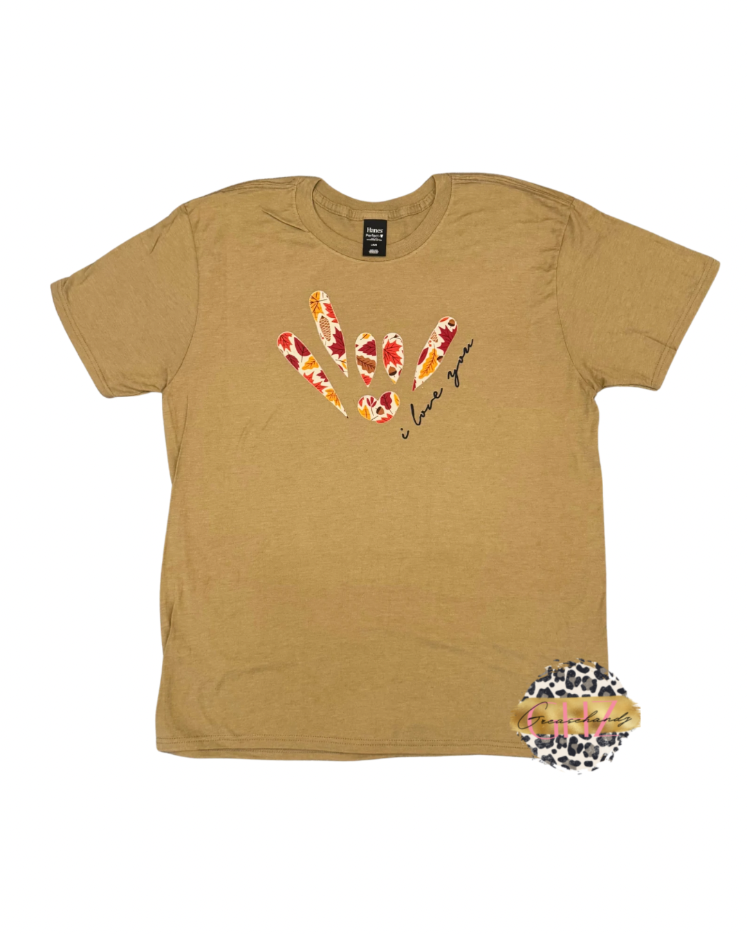 Autumn Leaves ILY ASL Tshirt