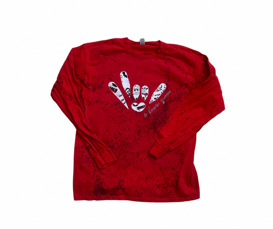Halloween Horror ILY ASL Long sleeve (different color)