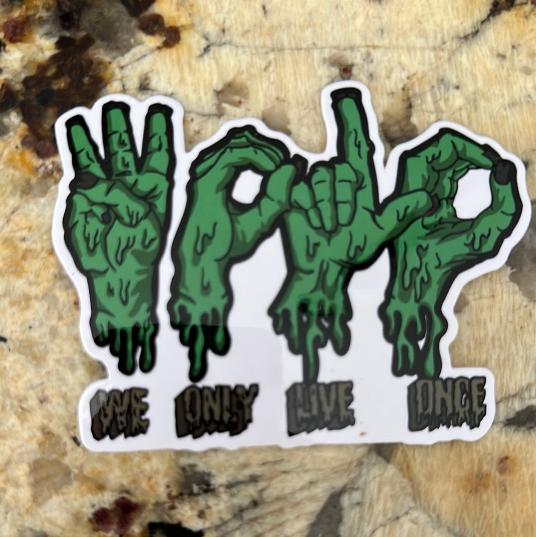 Wolo Green sticker