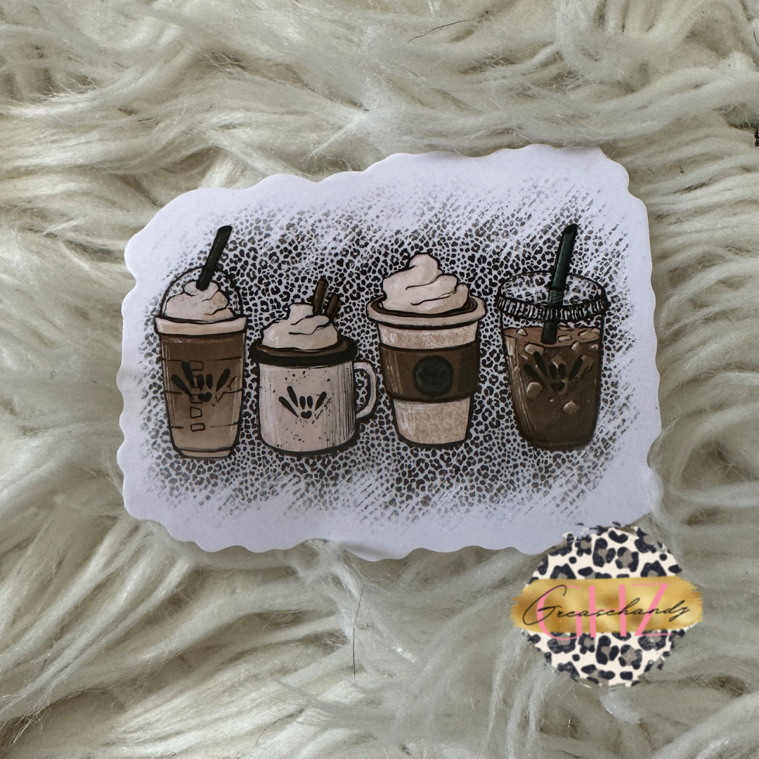 Coffee ILY stickers
