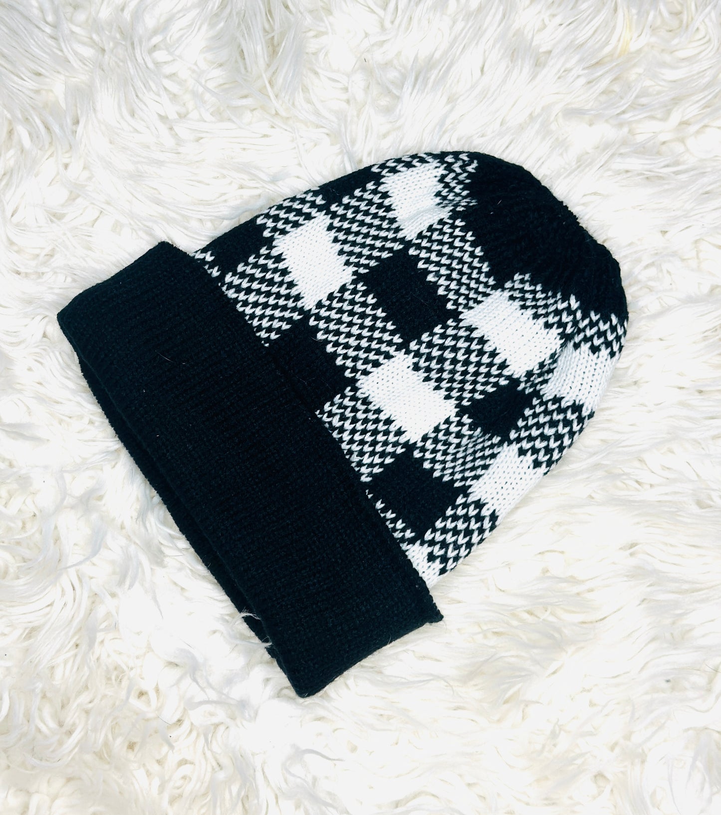 Knit Messy Bun Ponytail Beanie Winter Hat for Women
