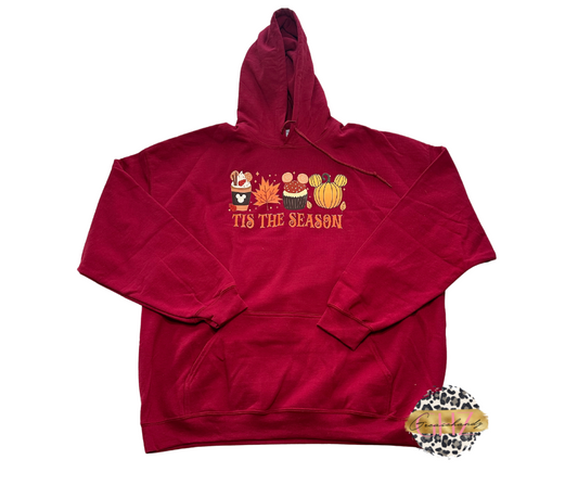 #102 tis the season hoodie 2xl