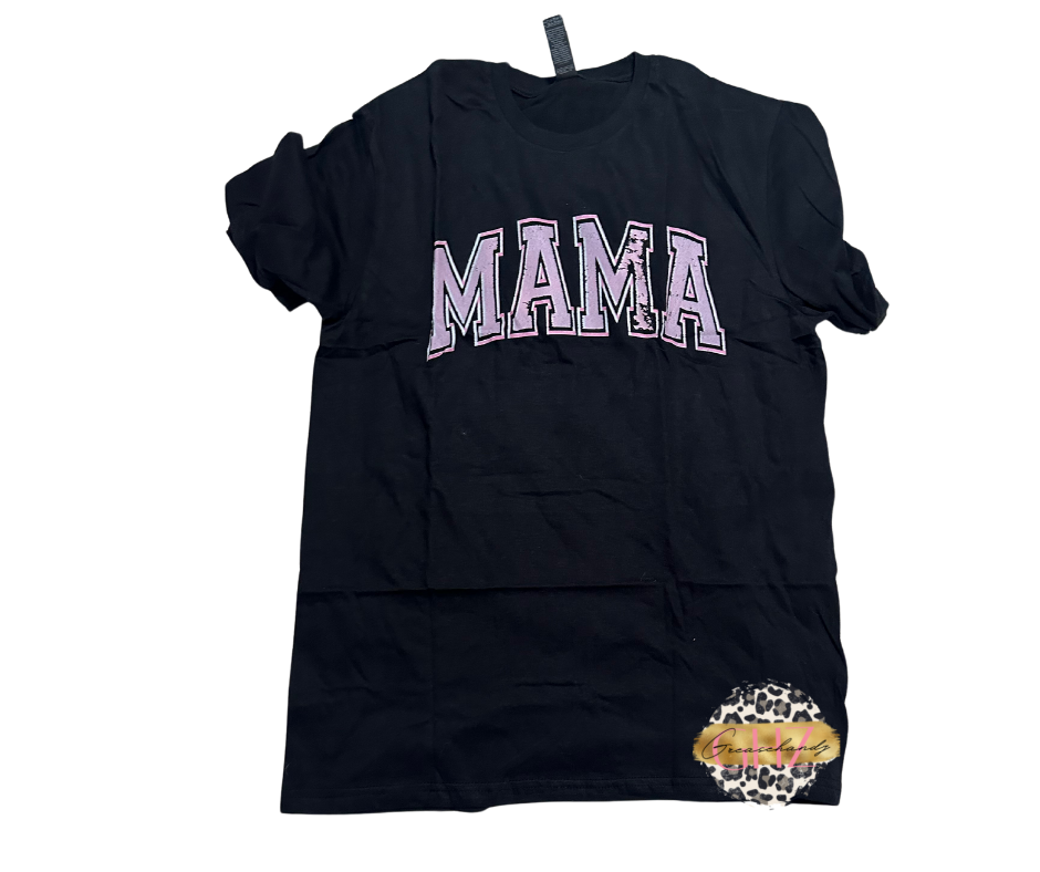 #107 Mama pink Tshirt